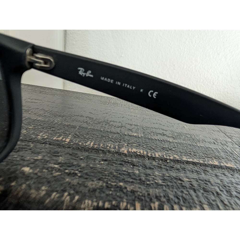 Ray-Ban RB4165 Justin Sunglasses Mens 54-16-145 Orange Mirrored Square 622/6Q - Picture 5 of 12